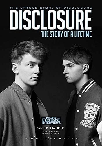 DVD cover for "Disclosure," featuring two young men in grayscale.
