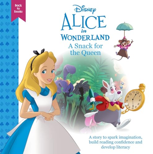 Disney’s Alice in Wonderland book cover featuring Alice and the White Rabbit.