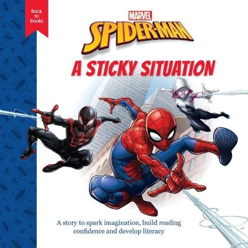 Book cover featuring Spider-Man and Miles Morales in action poses.