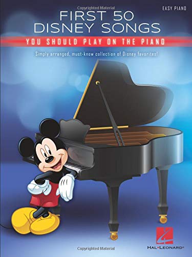 Piano songbook cover featuring Mickey Mouse and a grand piano.