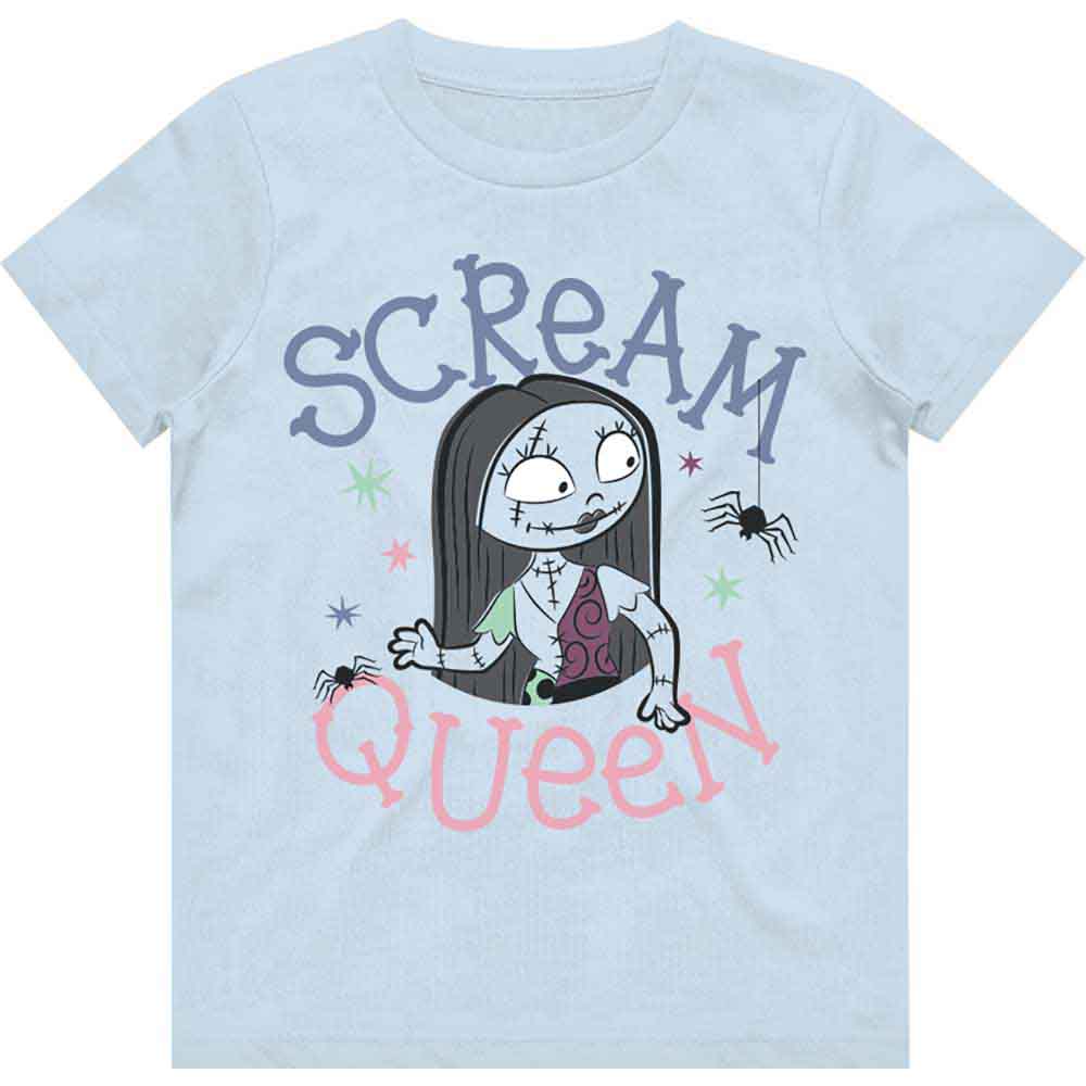 Girls' purple t-shirt featuring Sally from The Nightmare Before Christmas.