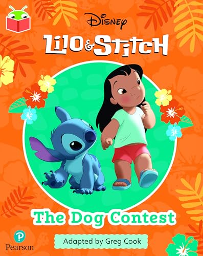 Lilo and Stitch book cover featuring the characters with tropical flowers.