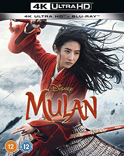 "Blu-ray case featuring a woman in red armor holding a sword."