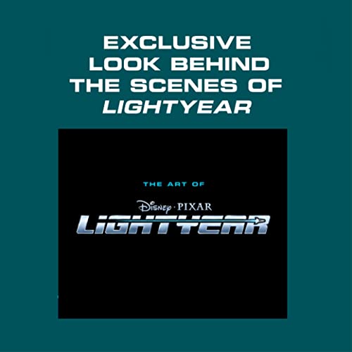 Book cover for "The Art of Lightyear" with the film’s logo.