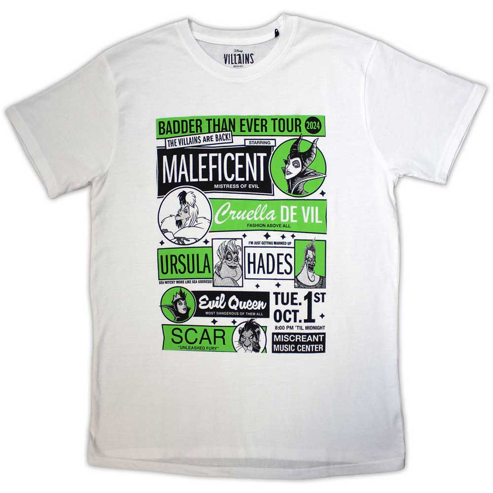Black Disney t-shirt with “Badder Than Ever Tour” graphic, size XX-Large.