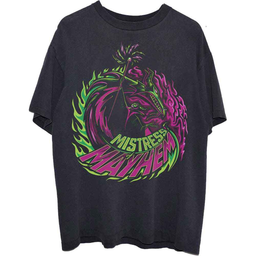 Black t-shirt featuring Maleficent from Sleeping Beauty, size XX-Large.