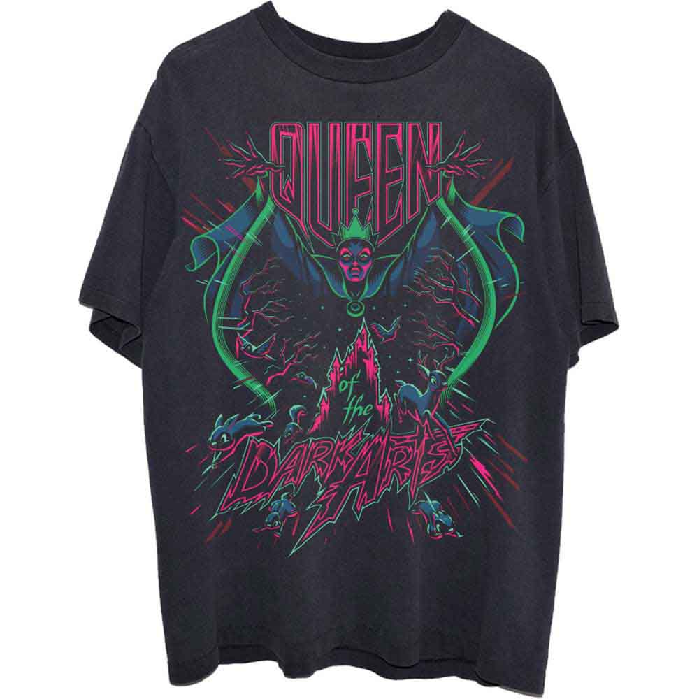 Black t-shirt featuring Snow White as a dark sorceress, size XX-Large.