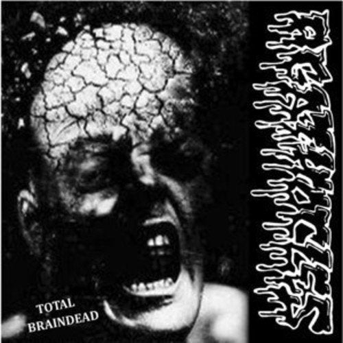 Black and white album cover featuring a distorted, screaming face and text.