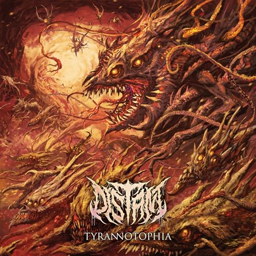 CD cover: monstrous, swirling creature with glowing eyes and band logo.