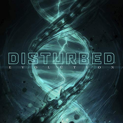 DNA double helix with glowing blue light, surrounded by dark, swirling background.