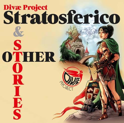 CD cover: fantasy illustration of a warrior woman and castle.
