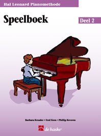 Piano method book cover with illustration of a child playing piano.