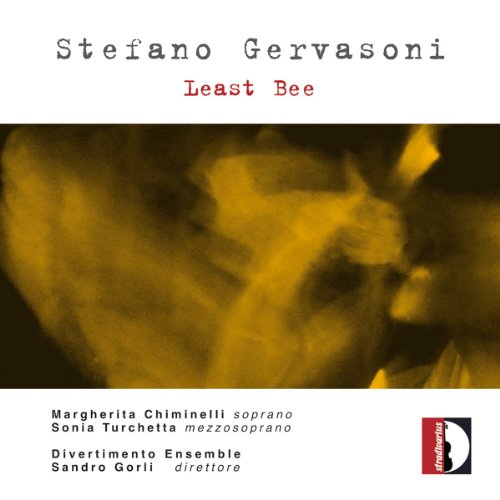 CD album cover with yellow, blurry image and white text on a white background.