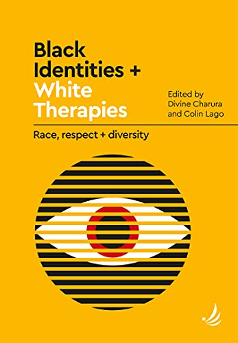 Book cover with yellow background, black text, and an abstract eye design.