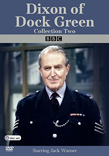 DVD cover featuring Jack Warner as a police officer in Dixon of Dock Green.