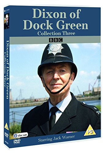 DVD cover for Dixon of Dock Green Collection Three featuring a police officer.
