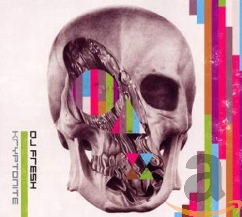 CD cover: Skull with colorful, glitching effect in the eye socket.
