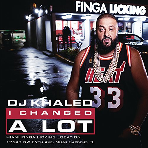 DJ Khaled album cover, "I Changed a Lot," with artist portrait.
