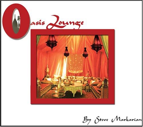 CD cover for “Oasis Lounge” depicts a richly decorated, red-toned interior.