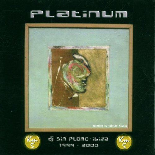 CD cover for “Dj Sin Plomo - Platinum” with abstract face painting.