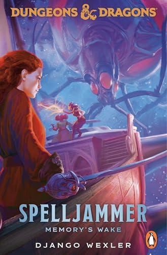 D&D Spelljammer book cover: figures on a ship, giant space creature.