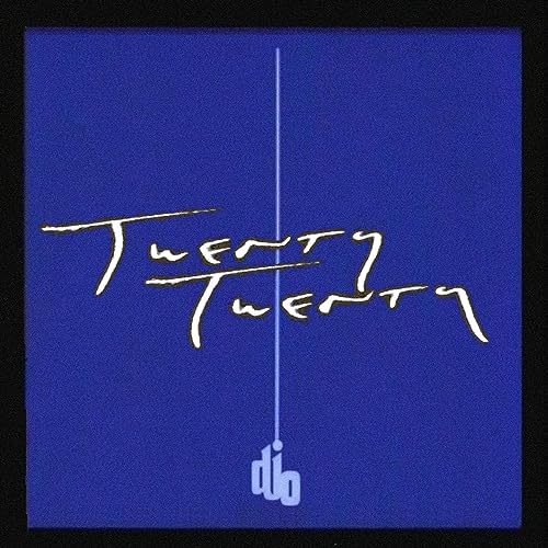 Album cover with blue background, white text reading Twenty Twenty, and Djo logo below.