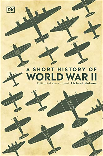 Book cover: “A Short History of World War II” with silhouettes of aircraft.