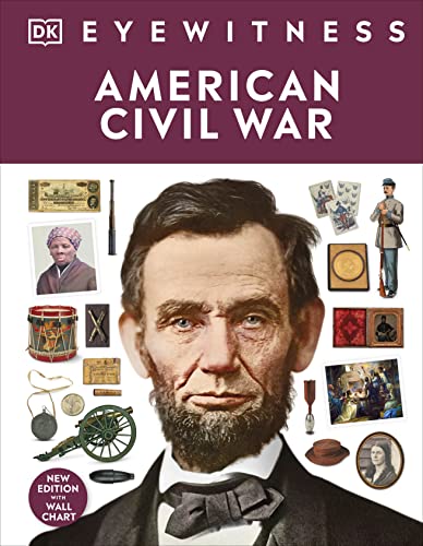 Book cover featuring Abraham Lincoln and Civil War artifacts.