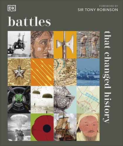 Book cover showing a grid of historical images related to warfare and military history.