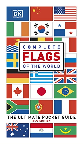 Book cover featuring a grid of international flags with the title Complete Flags of World.