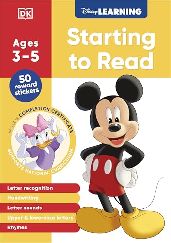 Disney Learning "Starting to Read" book with Mickey and Daisy.