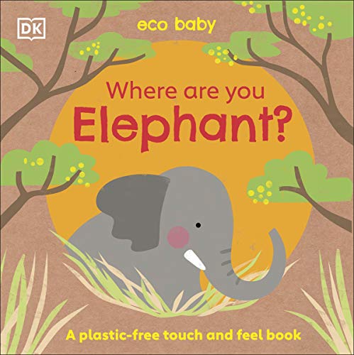 Book cover with illustrated elephant hiding in grassy foliage.