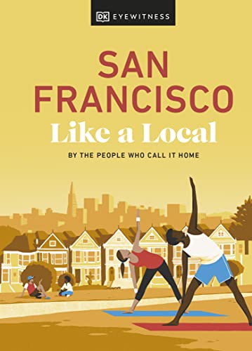 San Francisco travel guide cover with illustrated people and city skyline.