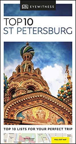 DK Eyewitness Top 10 St Petersburg travel guide featuring the Church of the Savior on Spilled Blood.
