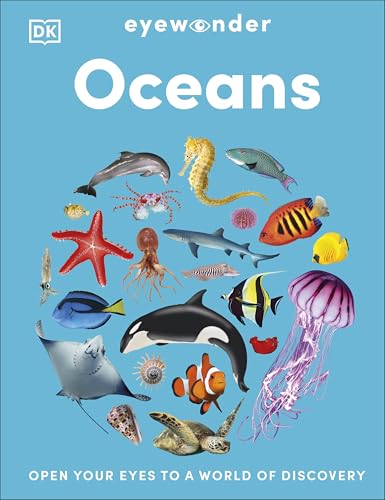 Book cover featuring colorful illustrations of various ocean creatures.