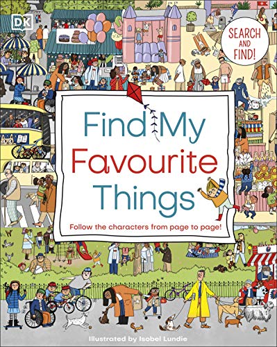 Busy illustrated search and find book cover with diverse characters.
