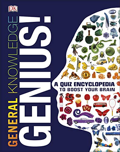 "Book cover with a head silhouette containing various objects on a dark blue background."