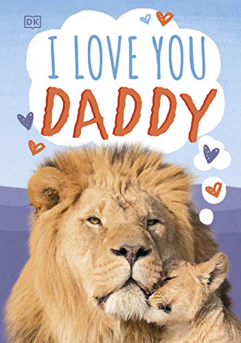 Book cover: lion and cub, text reads "I Love You, Daddy.