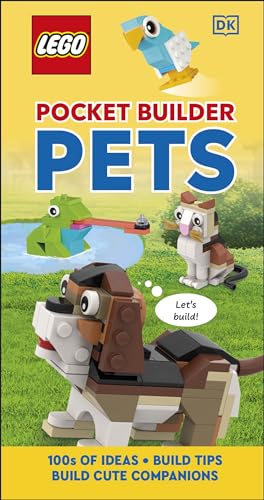 LEGO book cover featuring instructions for building small animal figures.
