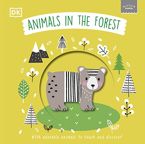 Yellow board book cover with a textured bear illustration.