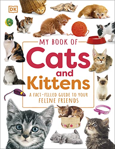Book cover titled My Book of Cats and Kittens featuring various cats and kittens.
