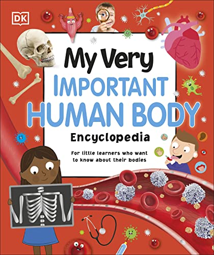 Book cover illustrating human anatomy with colorful images and text.