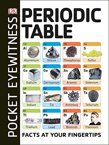 Pocket-sized book cover displaying elements from the periodic table.