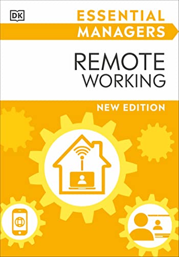 Book cover: "Remote Working" with a house icon and gear design.