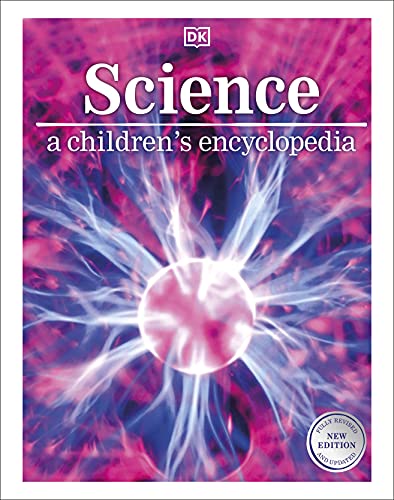 Book cover for "Science: A Children’s Encyclopedia" with a plasma sphere.