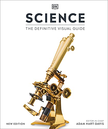 Book cover: "Science" with a gold microscope illustration.