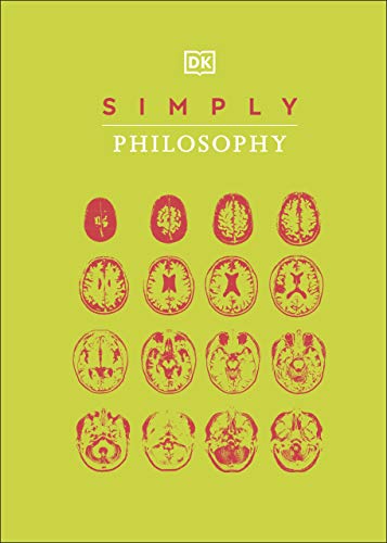 Book cover: "Simply Philosophy" with a grid of brain scan images.