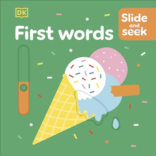 Book cover with illustrated ice cream cone and sliding tab.