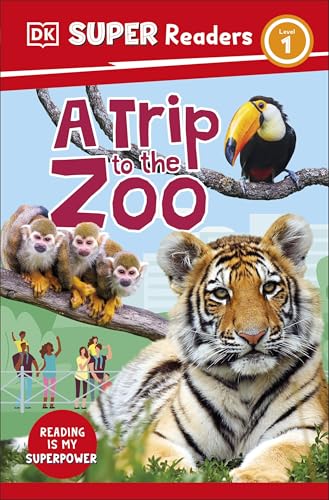 Book cover showing a tiger, monkeys, and a toucan with the title A Trip.