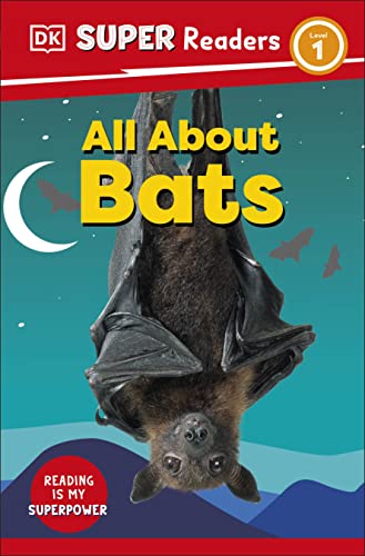 Book cover featuring a bat hanging upside down against a night sky.